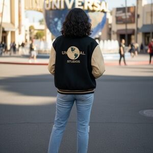 Universal Studios Vintage Varsity Jacket XL Rare Find